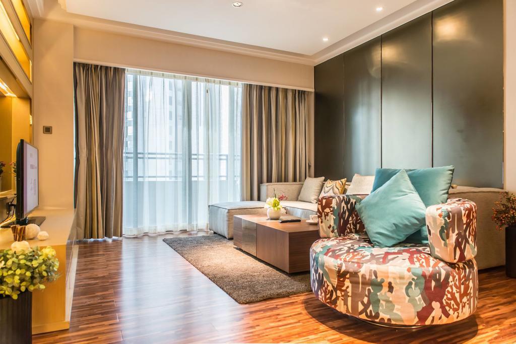 一呆公寓广州保利中达店 Cantón Exterior foto